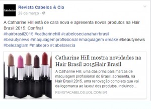 na mídia