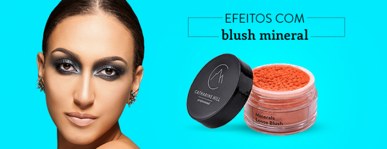 Conheça 3 efeitos possíveis com blush mineral