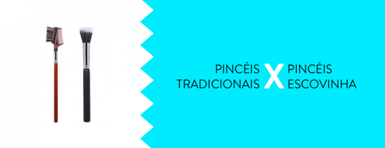 Pincéis de maquiagem tradicionais X pincéis de escovinha: veja os prós e contras de cada opção