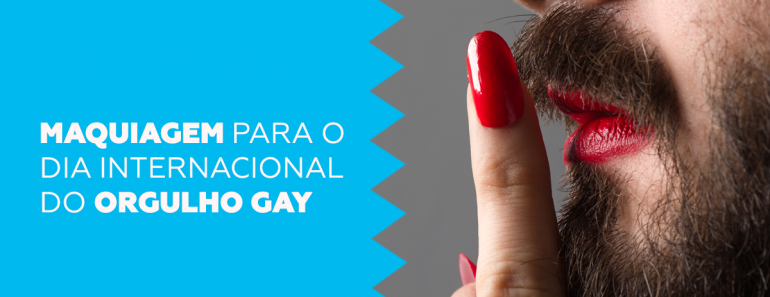 Maquiagem para o Dia Internacional do Orgulho Gay