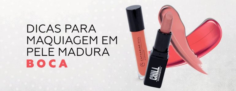 Dicas para maquiagem em pele madura: boca