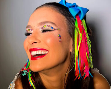 Maquiagem de São João repaginada: brilho, cores e arte no rosto!